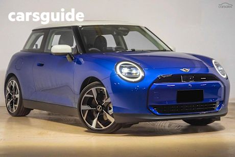 Blue 2024 Mini Cooper Hatchback E 3D Hatch