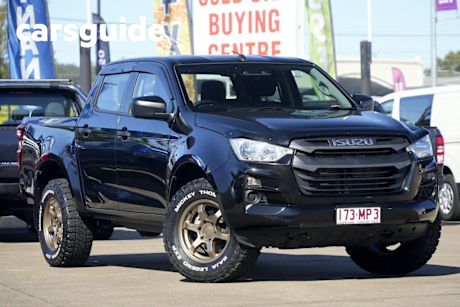Black 2022 Isuzu D-MAX Crew Cab Utility SX (4X4)