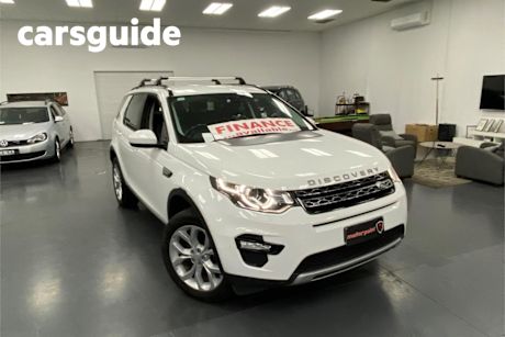 White 2017 Land Rover Discovery Sport Wagon TD4 150 HSE 7 Seat