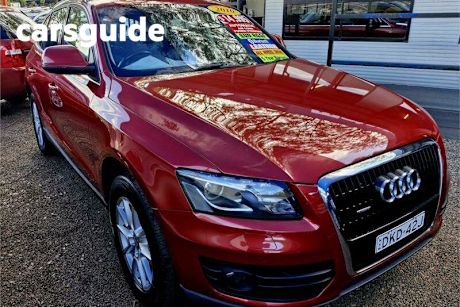 Red 2010 Audi Q5 Wagon 3.0 TDI Quattro