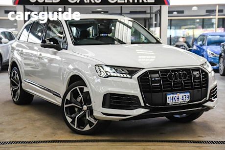 White 2021 Audi Q7 Wagon 45 TDI Quattro Mhev