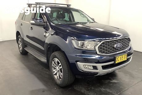 Blue 2021 Ford Everest Wagon Trend (rwd)