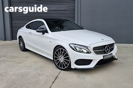 White 2016 Mercedes-Benz C43 Coupe