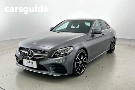 Grey 2021 Mercedes-Benz C300 Sedan