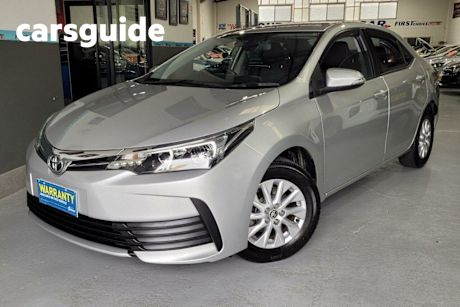 Silver 2018 Toyota Corolla Sedan Ascent