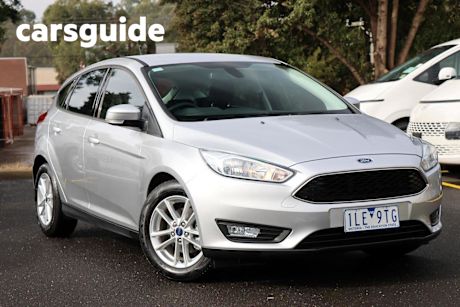 Silver 2017 Ford Focus Hatchback Trend