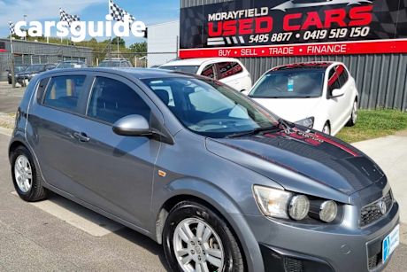 Grey 2012 Holden Barina Hatchback CDX