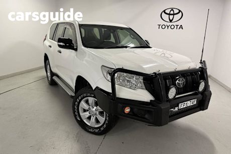 White 2019 Toyota Prado Wagon GX