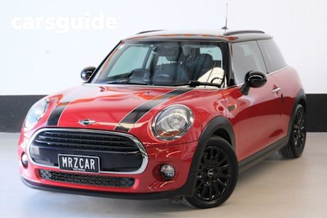 Red 2016 Mini Cooper Hatchback