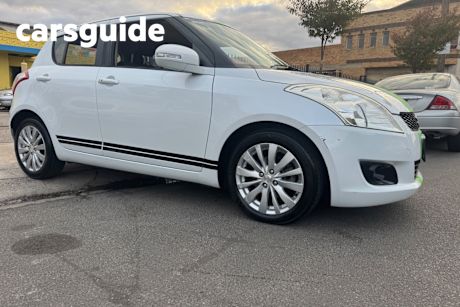 White 2012 Suzuki Swift Hatchback GLX