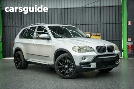 Silver 2008 BMW X5 Wagon 3.0D