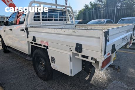 White 2017 Toyota Hilux Dual Cab Chassis SR (4X4)