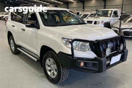 White 2018 Toyota Landcruiser Prado Wagon GX (4X4)