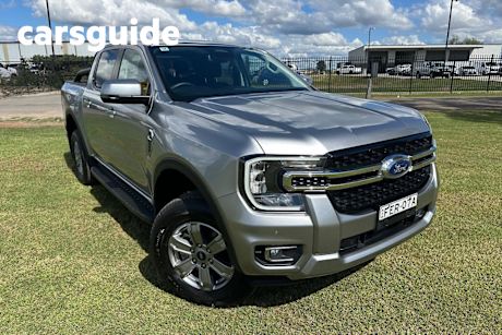 Silver 2023 Ford Ranger Double Cab Pick Up XLT 2.0 HI-Rider (4X2)
