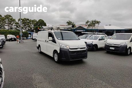 White 2019 Toyota Hiace Van LWB Exterior Pack