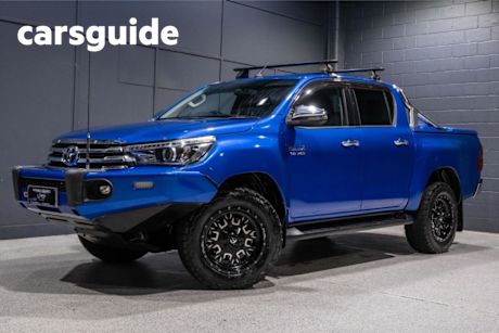 Blue 2017 Toyota Hilux Dual Cab Utility SR5 (4X4)