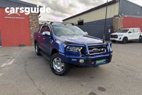 Blue 2016 Ford Ranger Ute Tray 2016 Ford Ranger PX MkII XLT 3.2 (4x4) Blue 6 Speed Automati