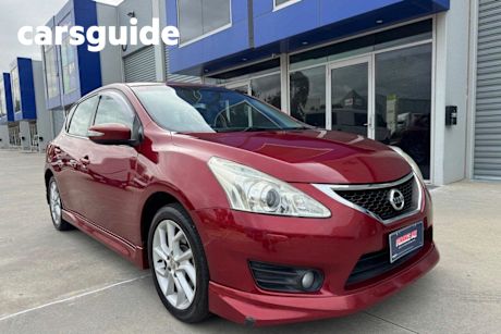 Red 2013 Nissan Pulsar Hatchback SSS
