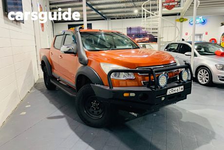 Orange 2014 Holden Colorado Crew Cab Pickup LTZ (4X4)