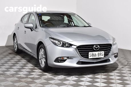 Silver 2017 Mazda 3 Sedan Touring