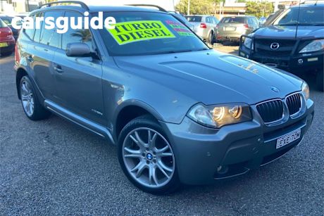 Grey 2009 BMW X3 Wagon Xdrive 20D Lifestyle