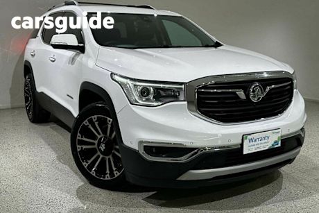 White 2018 Holden Acadia Wagon LTZ (awd)