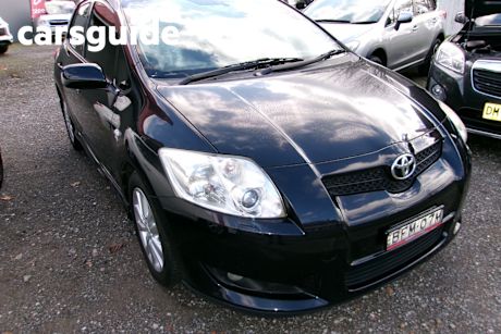 Black 2008 Toyota Corolla Hatchback Levin ZR