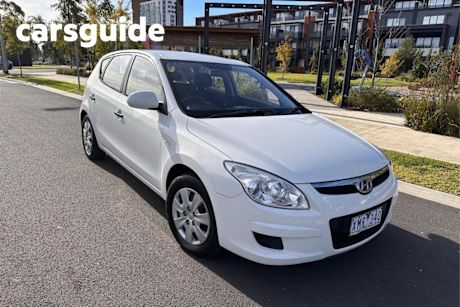 White 2009 Hyundai I30 Hatchback SX