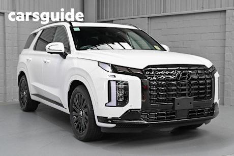 White 2024 Hyundai Palisade Wagon Calligraphy Black INK (8 Seat)