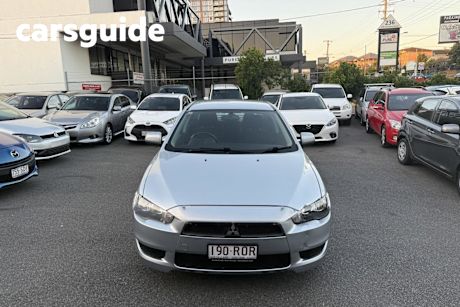 Silver 2010 Mitsubishi Lancer Sedan SX