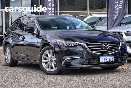 Black 2017 Mazda 6 Wagon Touring