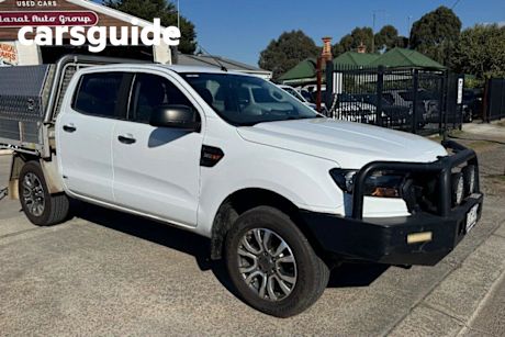 White 2018 Ford Ranger Crew Cab Chassis XL 3.2 (4X4)