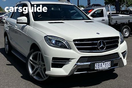 White 2012 Mercedes-Benz ML250 Wagon CDI Bluetec (4X4)