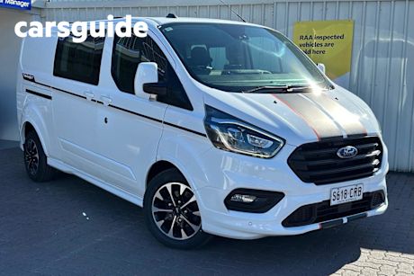 White 2019 Ford Transit Custom Van 320L (lwb) Sport Dciv