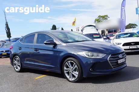 Blue 2016 Hyundai Elantra Sedan Elite 2.0 MPI