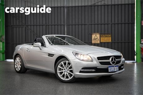Silver 2014 Mercedes-Benz SLK200 Convertible
