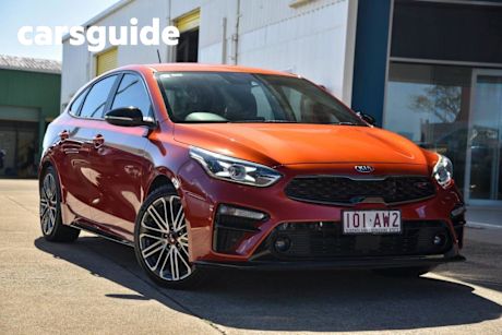 Orange 2020 Kia Cerato Hatchback GT Safety Pack