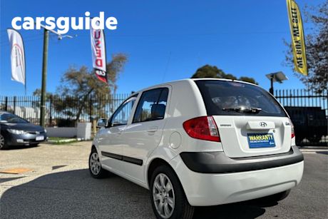 White 2009 Hyundai Getz Hatchback S