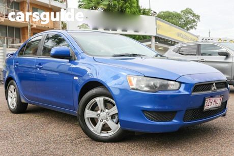Blue 2009 Mitsubishi Lancer Sedan ES
