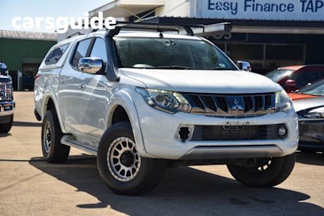 White 2017 Mitsubishi Triton Dual Cab Utility Exceed (4X4)