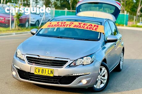 Grey 2016 Peugeot 308 Hatchback Active