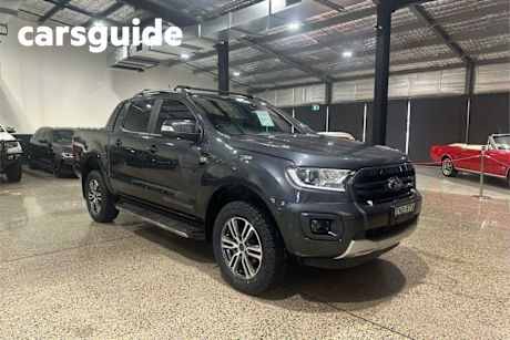 Grey 2021 Ford Ranger Double Cab Pick Up Wildtrak 3.2 (4X4)