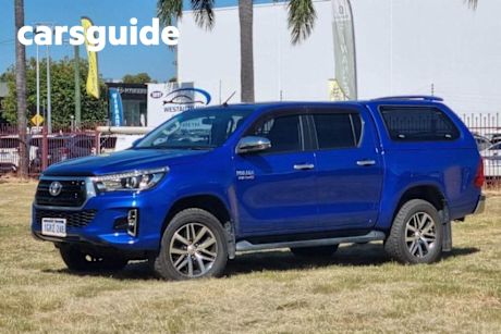 Blue 2019 Toyota Hilux Ute Tray SR5 (4x4) GUN126R MY19