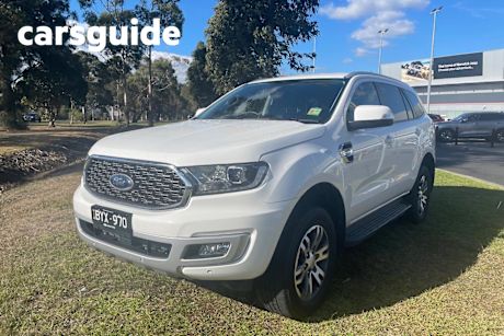 White 2022 Ford Everest Wagon Trend (4WD)