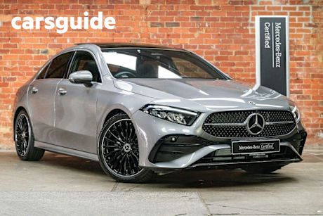 Grey 2024 Mercedes-Benz A250 Sedan 4Matic Mhev