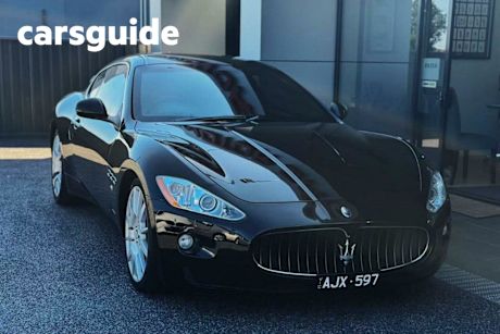 Black 2008 Maserati Granturismo Coupe