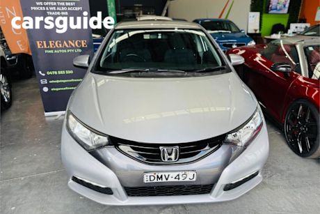 Silver 2013 Honda Civic Hatchback VTI-S