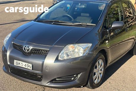 Grey 2008 Toyota Corolla Hatchback Ascent