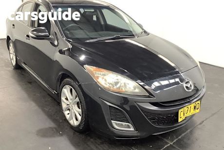 Black 2010 Mazda 3 Sedan SP25