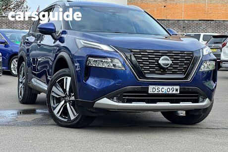 Blue 2023 Nissan X-Trail Wagon TI (4WD) E-Power (hybrid)